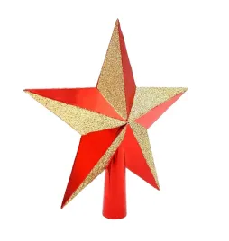 gwiazda-choinkowa-czerwona-czubek-na-choinke-szpic