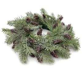 wieniec-swiateczny-osniezony-stroik-35-cm-girlanda