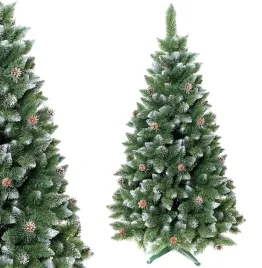 choinka-sztuczna-zielona-osniezona-sosna-diamentowa-gesta-220-cm-stojak