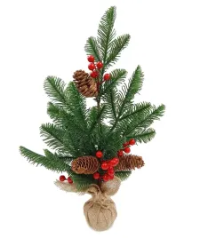 choinka-sztuczna-z-szyszkami-i-jarzebina-mala-choinka-45cm