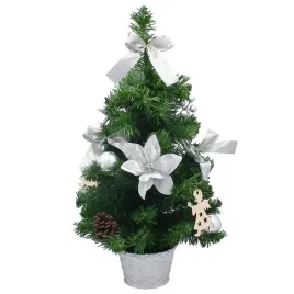 sztuczna-choinka-ze-srebrnymi-ozdobami-choinka-w-doniczce-udekorowana-50-cm