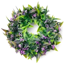 wianek-wiosenny-stroik-z-fioletowymi-kwiatami-30cm-gesta-kompozycja