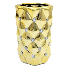 zloty-wazon-z-krysztalkami-glamour-pikowany-na-kwiaty-17cm