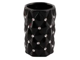 wazon-ceramiczny-glamour-krysztaly-cyrkonie-czarny
