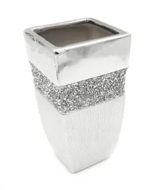 wazon-z-krysztalkami-diamenciki-srebrny-kwadratowy