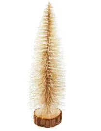 choinka-sztuczna-na-pniu-z-brokatem-zlota-33-cm