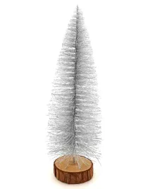 choinka-sztuczna-na-pniu-z-brokatem-srebrna-33-cm