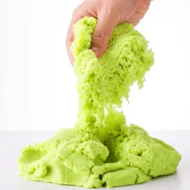 piasek-kinetyczny-1-kg-piaskolina-zolty-zielony