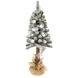 choinka-sztuczna-udekorowana-na-pniu-z-ozdobami-osniezona-50-cm