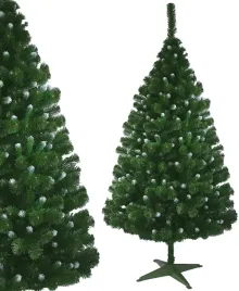 choinka-sztuczna-zielona-z-bialymi-koncami-220-cm-gesta-stojak