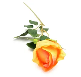 sztuczna-roza-pomaranczowa-dluga-galazka-66-cm-sztuczne-roze