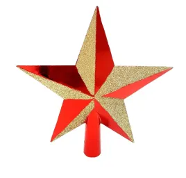 gwiazda-choinkowa-czerwona-czubek-na-choinke-szpic