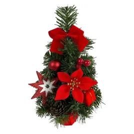 choinka-sztuczna-z-czerwonymi-ozdobami-poinsecja-30-cm