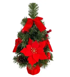 choinka-sztuczna-z-czerwonymi-ozdobami-poinsecja-40-cm