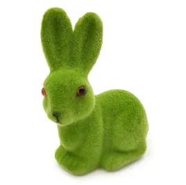 kroliczek-flokowany-zielony-dekoracja-wielkanocna-figurka