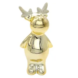 renifer-ceramiczny-zloty-figurka-dekoracja-swiateczna-13cm