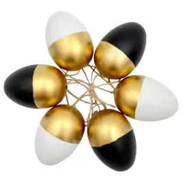 jajka-wielkanocne-zawieszki-jajko-do-zawieszenia-biale-czarne-zlote-6szt