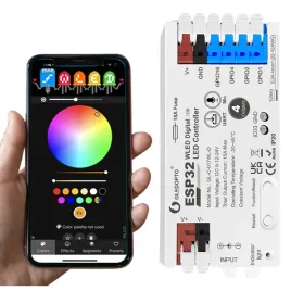 sterownik-led-wled-rgb-wifi-esp32-home-assistant-ws281x-mikrofon-4-kanaly
