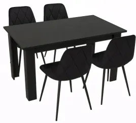 stol-120x80-czarny-z-4-krzeslami-welur-do-kuchni-jadalni-salonu-loft