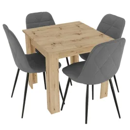 stol-z-4-krzeslami-welur-80x80-dab-artisan-do-kuchni-jadalni-salonu-loft