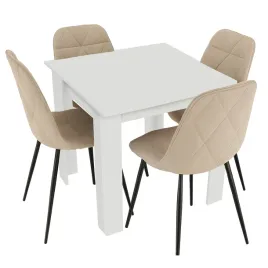 stol-z-4-krzeslami-welur-80x80-bialy-do-kuchni-jadalni-salonu-loft