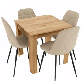 stol-z-4-krzeslami-welur-80x80-dab-craft-do-kuchni-jadalni-salonu-loft