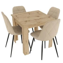 stol-z-4-krzeslami-welur-80x80-dab-artisan-do-kuchni-jadalni-salonu-loft