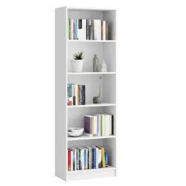 bialy-regal-stojacy-na-ksiazki-60cm-wysoki-skandynawski-slupek-szafa-180cm