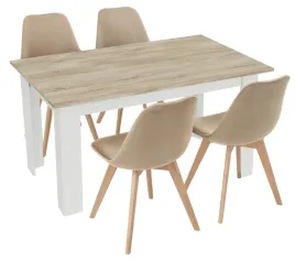 stol-120x80-z-4-krzeslami-bari-jadalnia-kuchnia-salon-loft-dab-sonoma-bialy