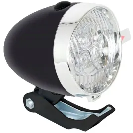 lampka-rowerowa-retro-czarna-chrom-przod-led