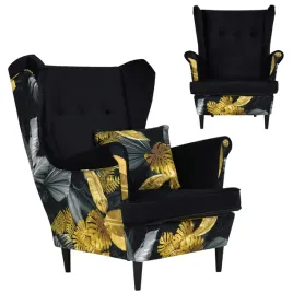 fotel-uszak-ari-print-duo-skandynawski-famil-meble-czarny-monstera-hot