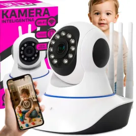 obrotowa-kamera-360-wifi-wewnetrzna-niania-elektroniczna-zdalne-sterowanie