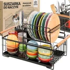 suszarka-do-naczyn-sztucce-kubki-dwupoziomowa-ociekacz-z-tacka-stojaca-duza
