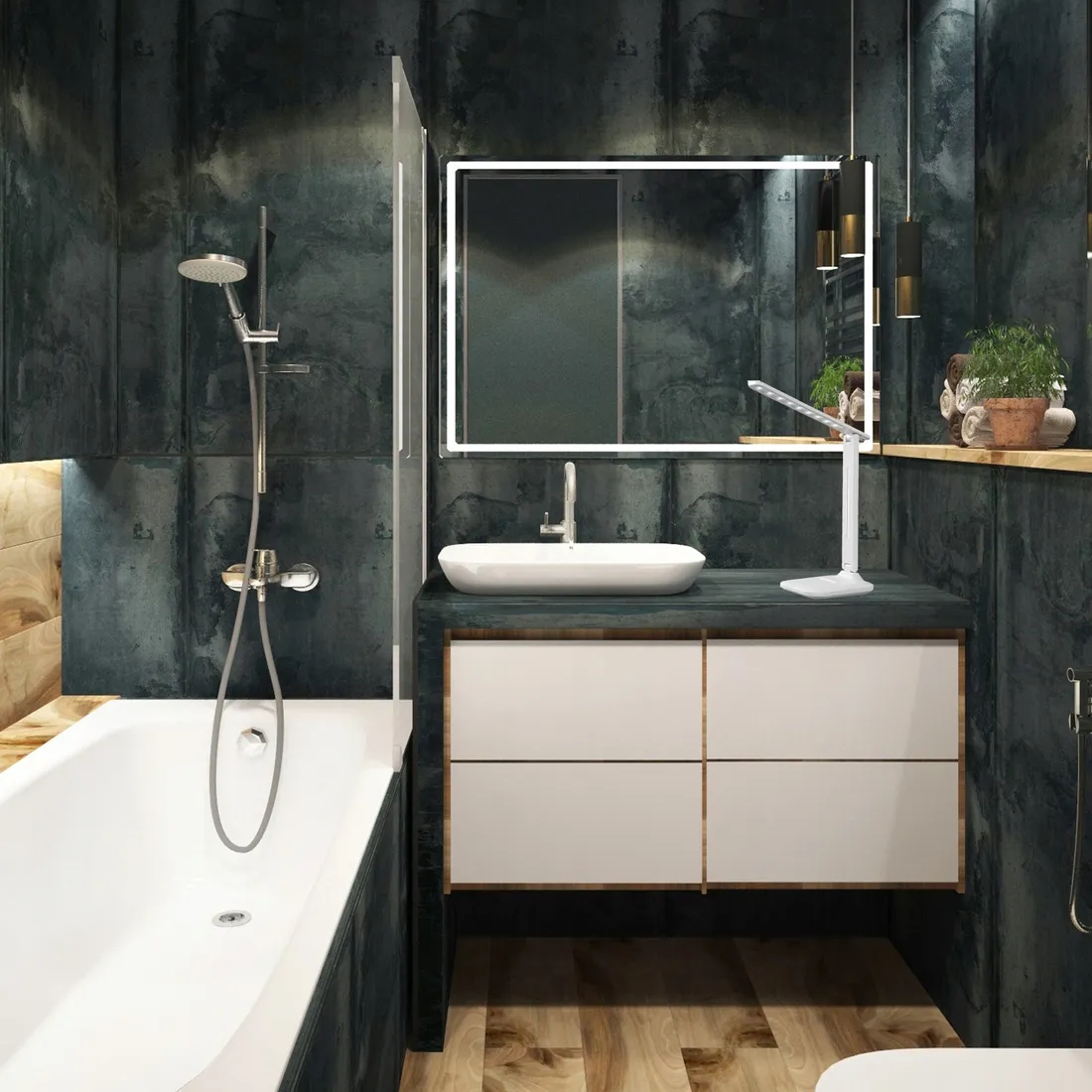 lampka-led-nocna-biurkowa-szkolna-kreslarska-na-biurko-lampa-uchwyt-na-tel-stan-nowy