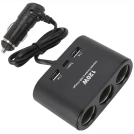 rozdzielacz-gniazda-zapalniczki-ladowarka-samochodowa-usb-c-usb-qc-120w