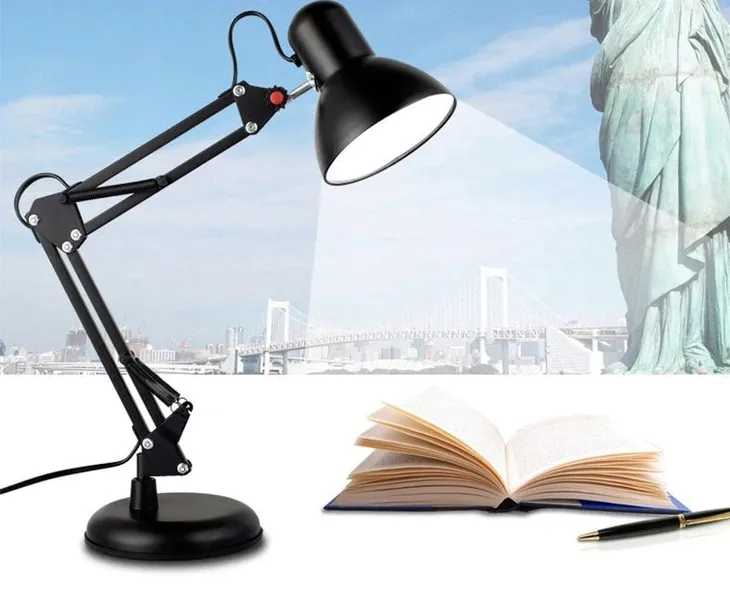 lampka-na-biurko-biurkowa-lampa-nocna-kreslarska-regulowana-uchwyt-e27-led-stan-opakowania-oryginalne