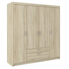 duza-szafa-na-ubrania-kapri-czterodrzwiowa-dab-sonoma-190x176cm