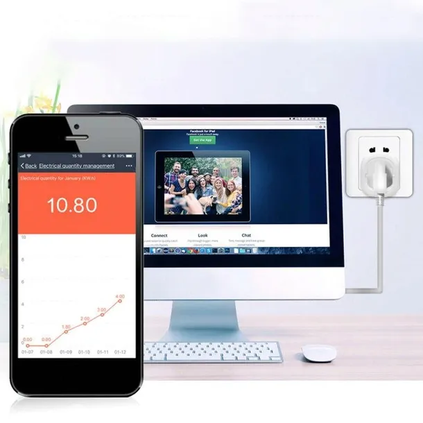 gniazdko-inteligentne-sterowane-wifi-android-tuya-watomierz-programator-stan-nowy-seria-wifi