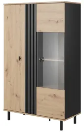 dwudrzwiowa-witryna-nova-165cm-z-lamelami