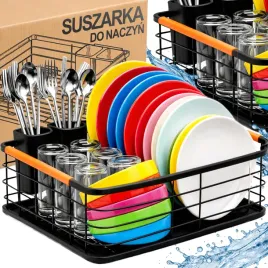 suszarka-do-naczyn-ociekacz-z-tacka-na-talerze-sztucce-czarna-stojaca-duza