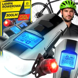2x-lampka-rowerowa-led-licznik-km-predkosciomierz-dzwonek-akumulator-zestaw