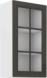 szafka-kuchenna-witryna-40x90-stelvio-grafit-bialy