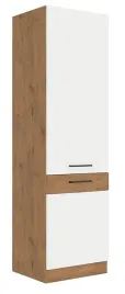 szafka-zabudowa-lodowki-lo-210x60-wigo-dab-lancelot-bialy-polysk