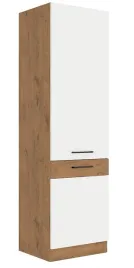 szafka-kuchenna-komin-z-polkami-210x60-wigo-dab-lancelot-bialy-polysk