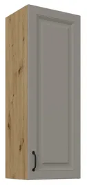 wysoka-wiszaca-szafka-kuchenna-40x108-stelvio-jasnoszara-i-dab-artisan