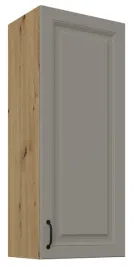 wysoka-wiszaca-szafka-kuchenna-45x108-stelvio-jasnoszara-i-dab-artisan