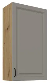 wysoka-wiszaca-szafka-kuchenna-60x108-stelvio-jasnoszara-i-dab-artisan