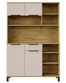 bufet-kuchenny-kredens-sana-120cm-z-debowym-korpusem-i-kaszmirowym-frontem