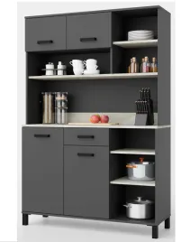 bufet-kuchenny-kredens-liwia120-cm-z-antracytowymi-frontami-i-jasnym-blatem