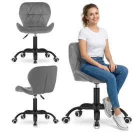 krzeslo-obrotowe-do-biurka-ucznia-gabinetu-szary-welur-lugano-pro